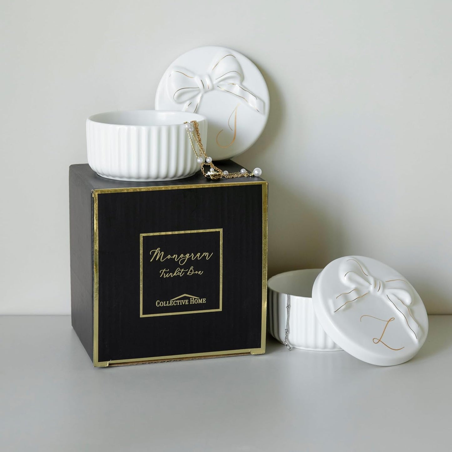 Monogram Jewelry Box / D