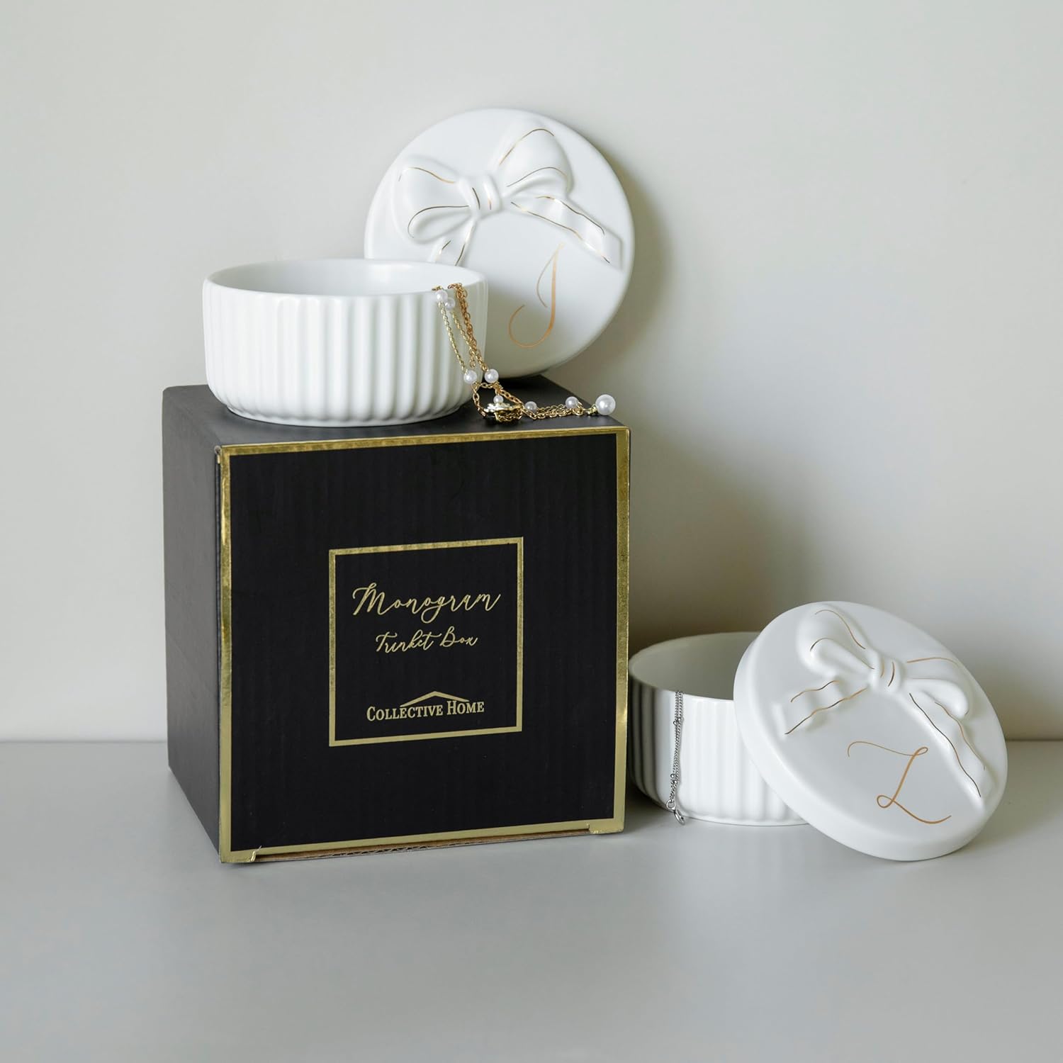 Monogram Jewelry Box / D