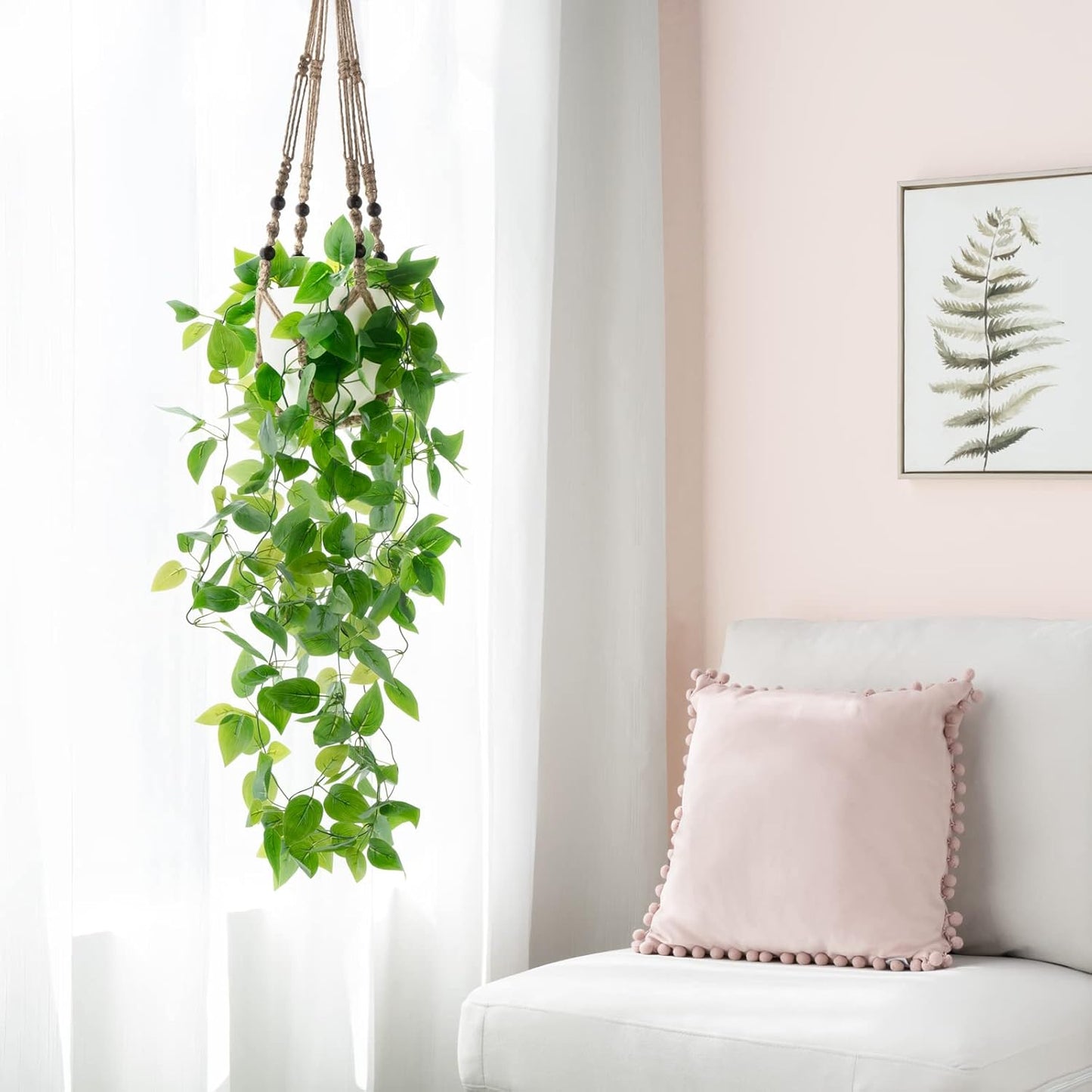 Artificial Plants / Fake Hanging Plant / Brown
