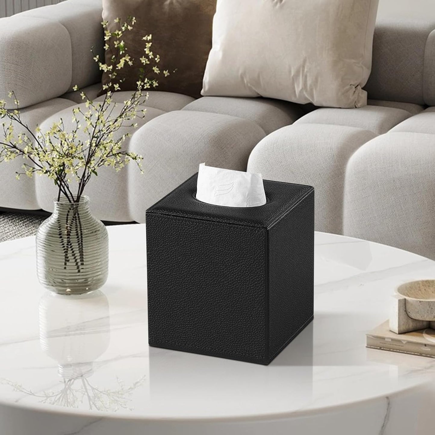 Decorative Tissue Holder / Black