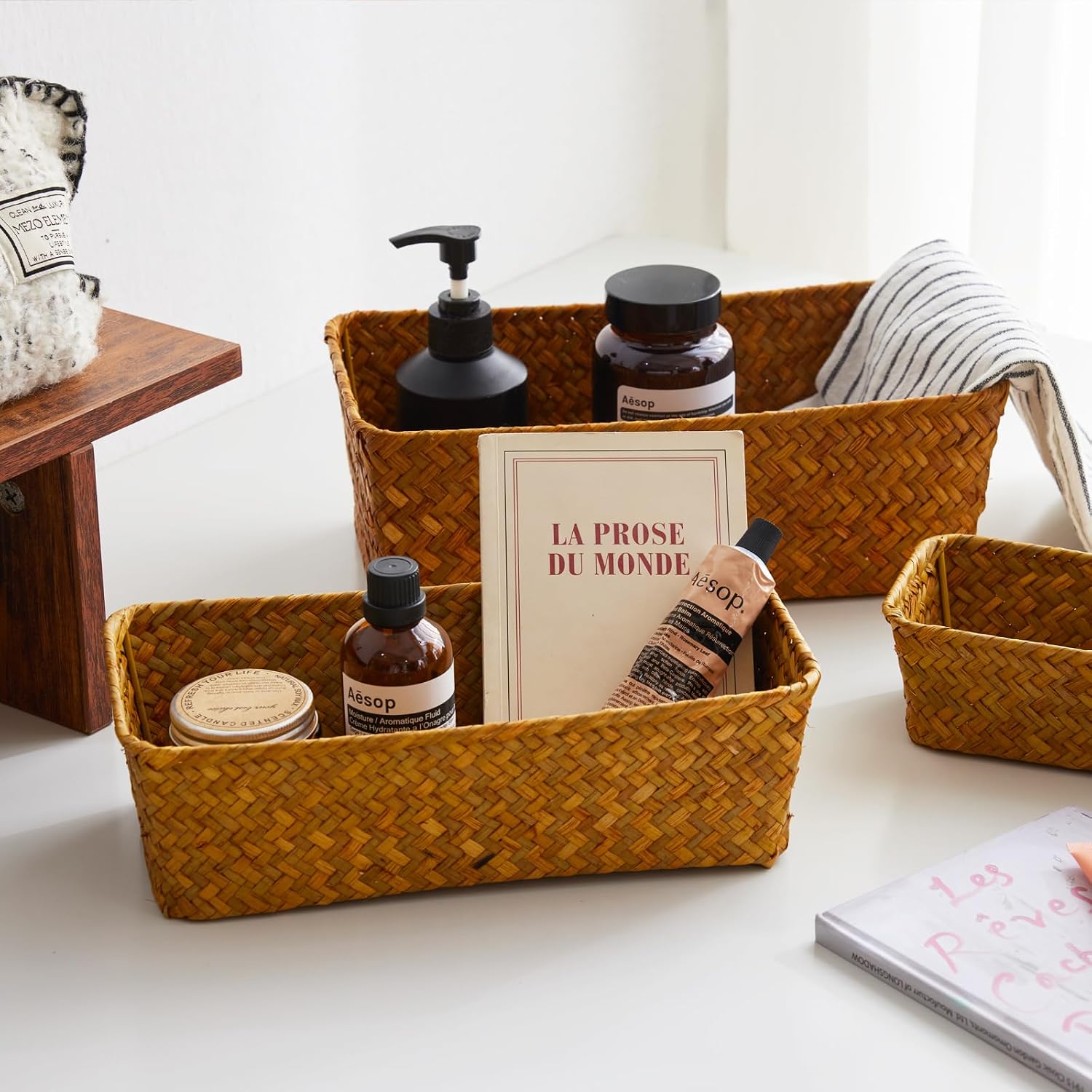 Seagrass Storage Basket / Medium / Set of 3
