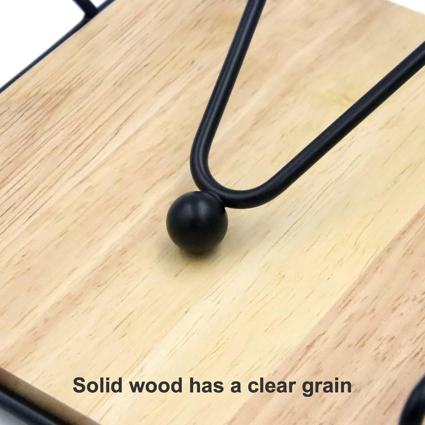 Metal and Wood Napkin Holder
