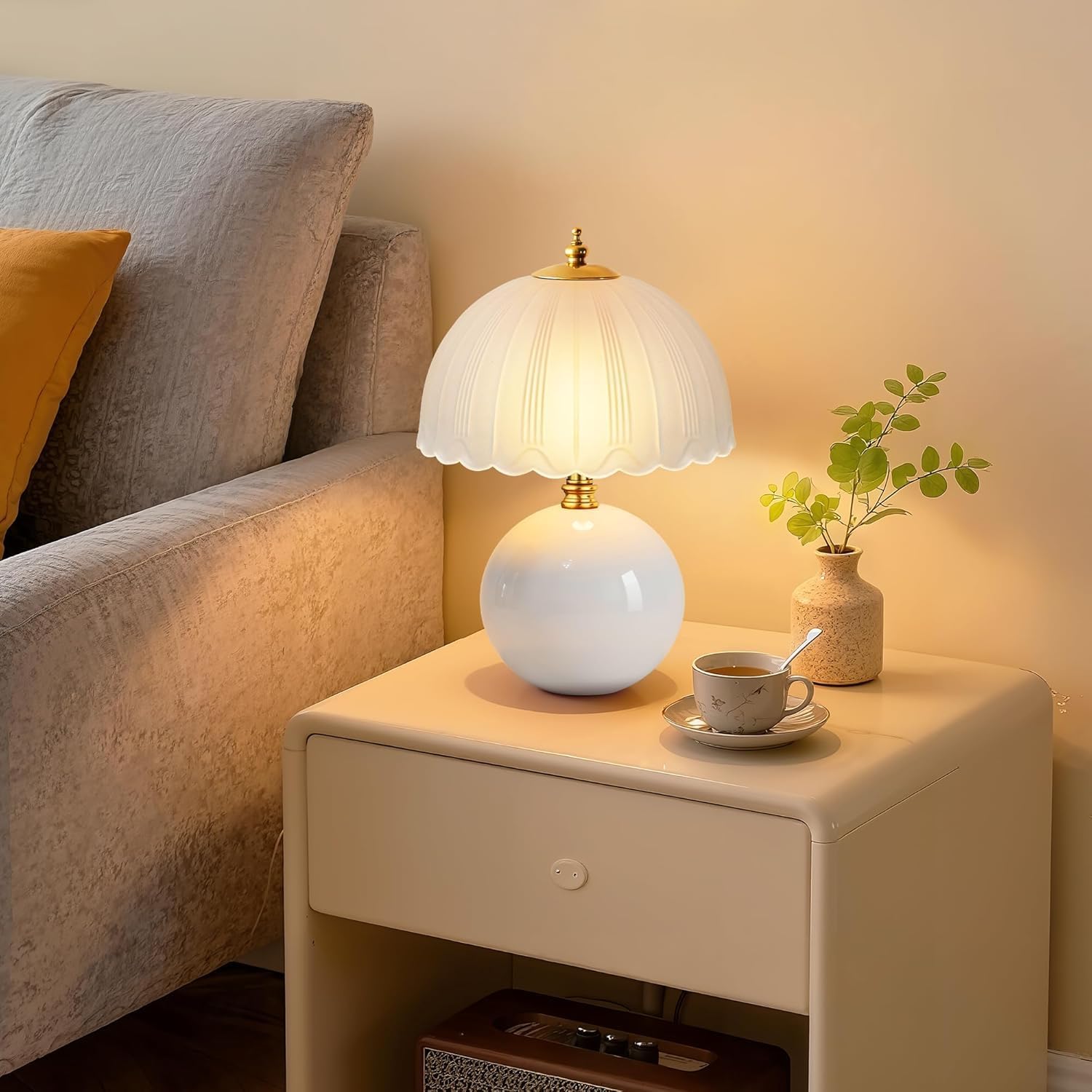 Small Bedside Ceramic lamp