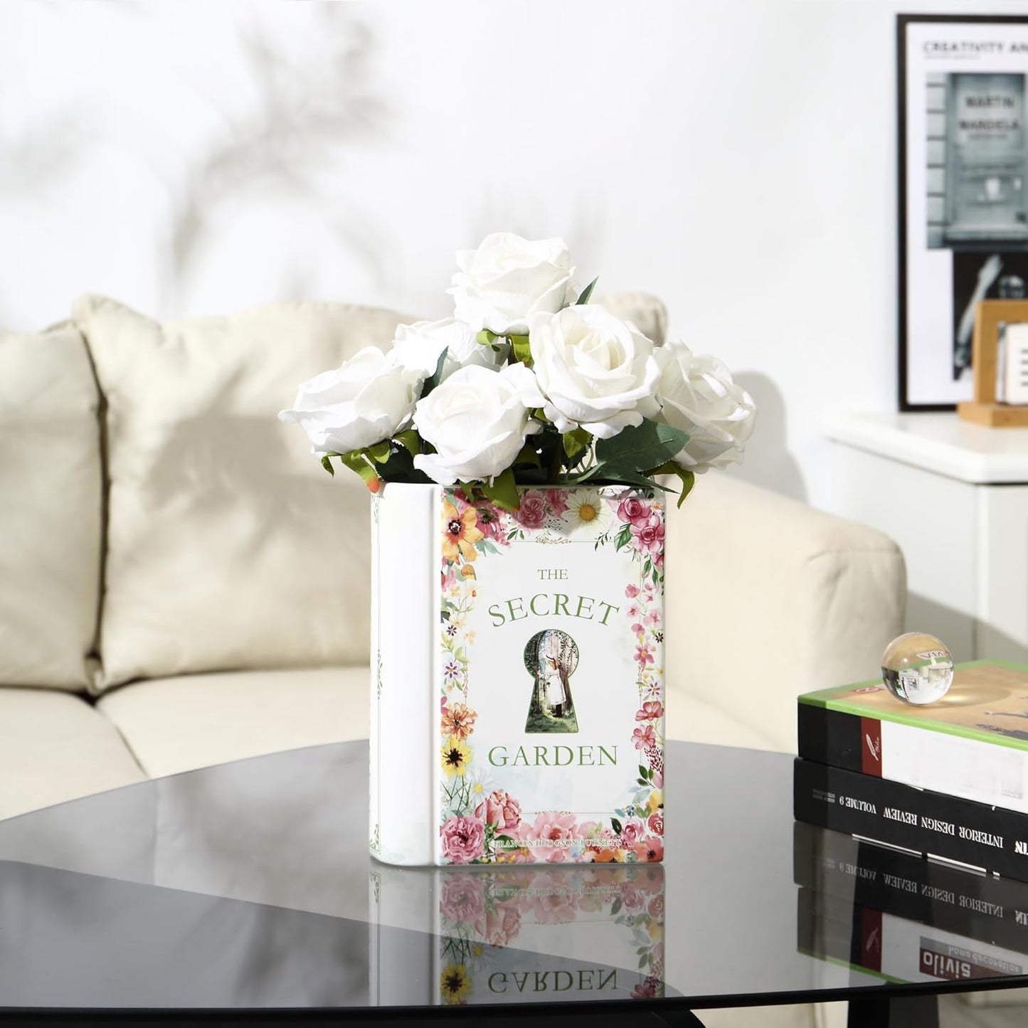 Ceramic Book Vase / Secret Garden / Ceramic-8