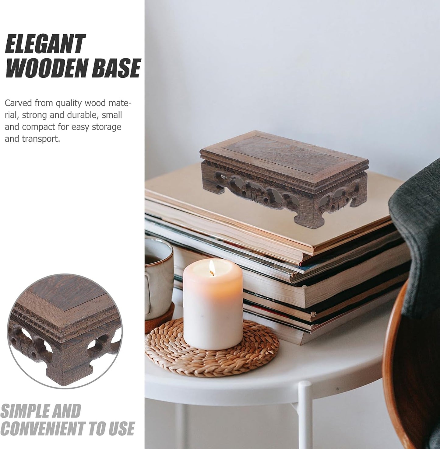Solid Wood Display Stand / Pine Wood