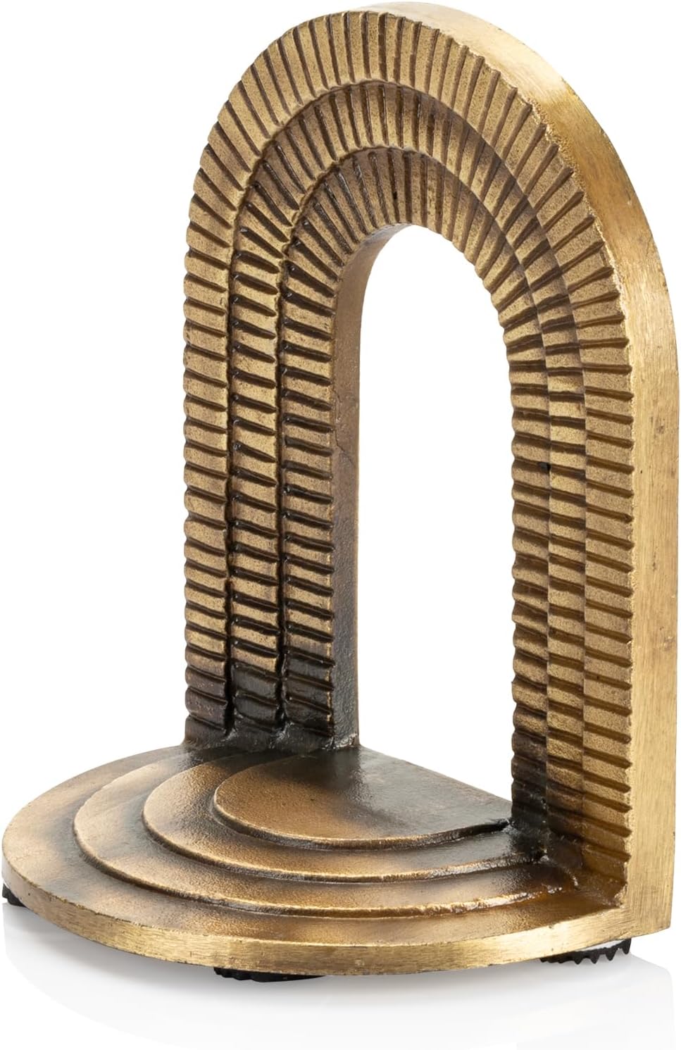 Cast Iron Brick Arch Bookends Set