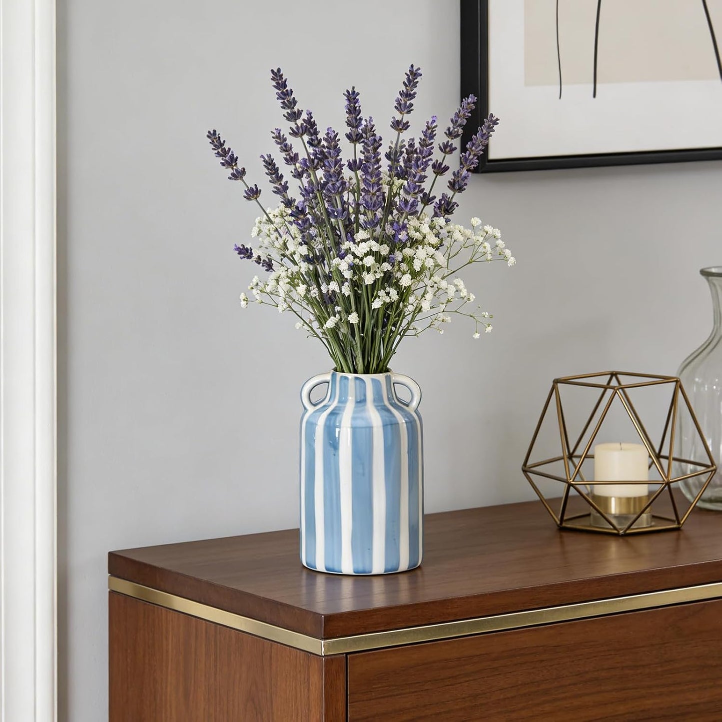 Ceramic Vase / Blue and White