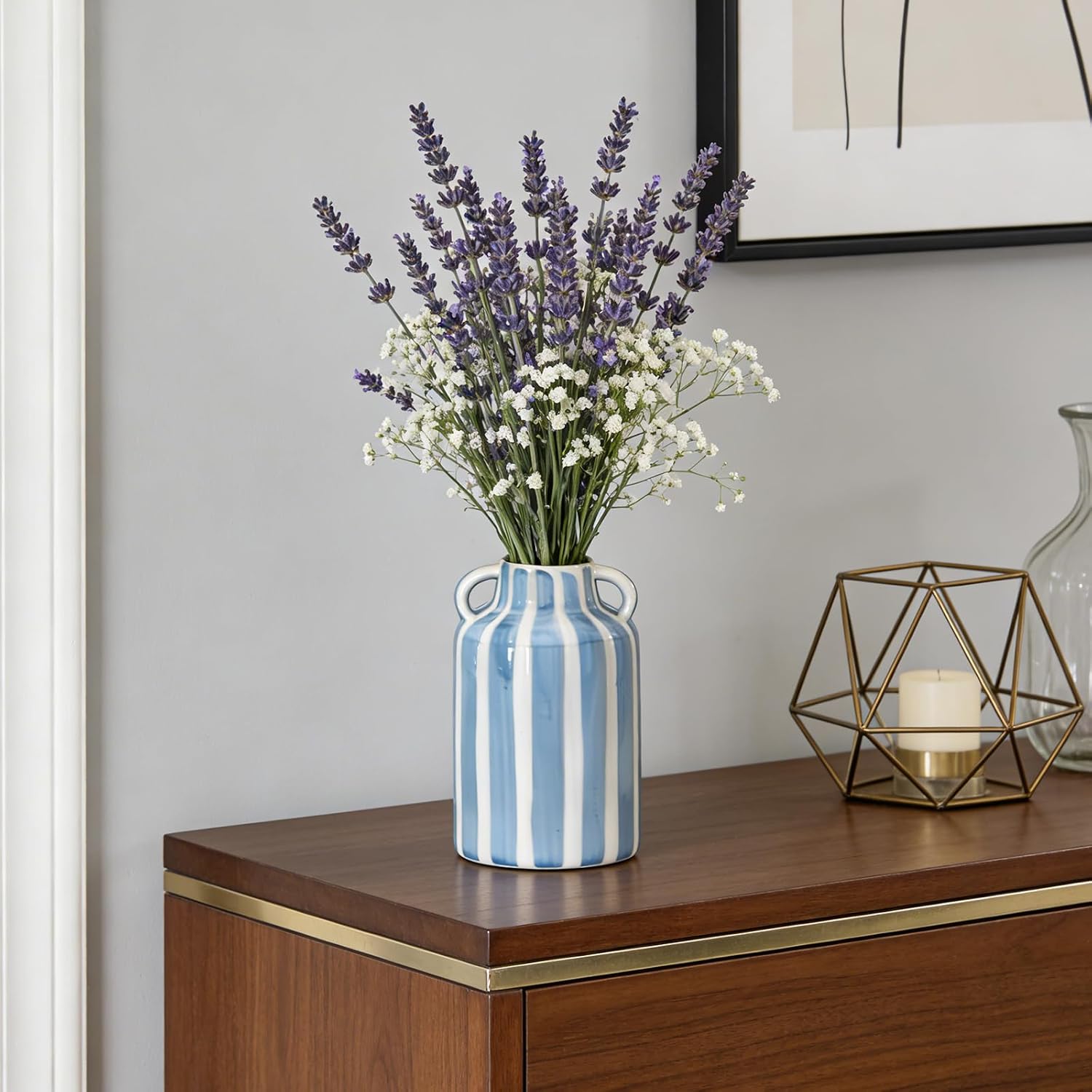 Ceramic Vase / Blue and White