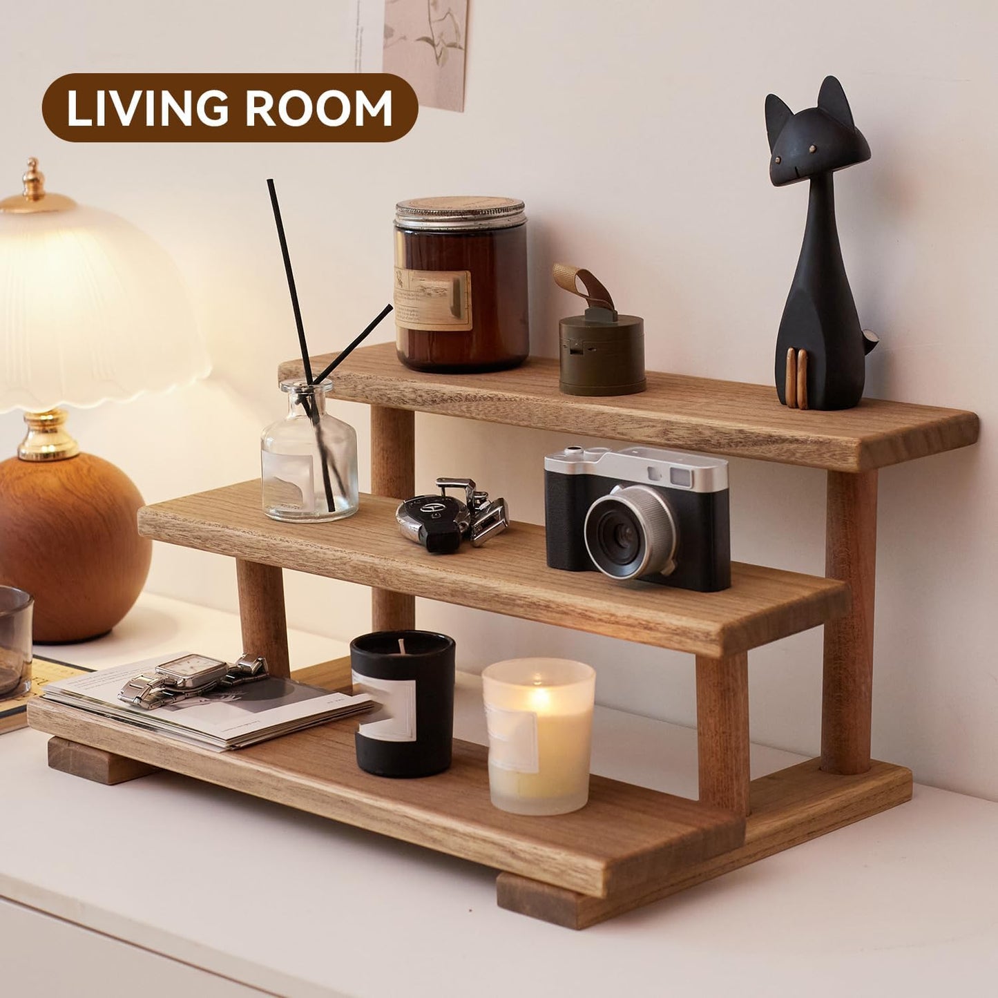 Paulownia Wood Stand / Brown