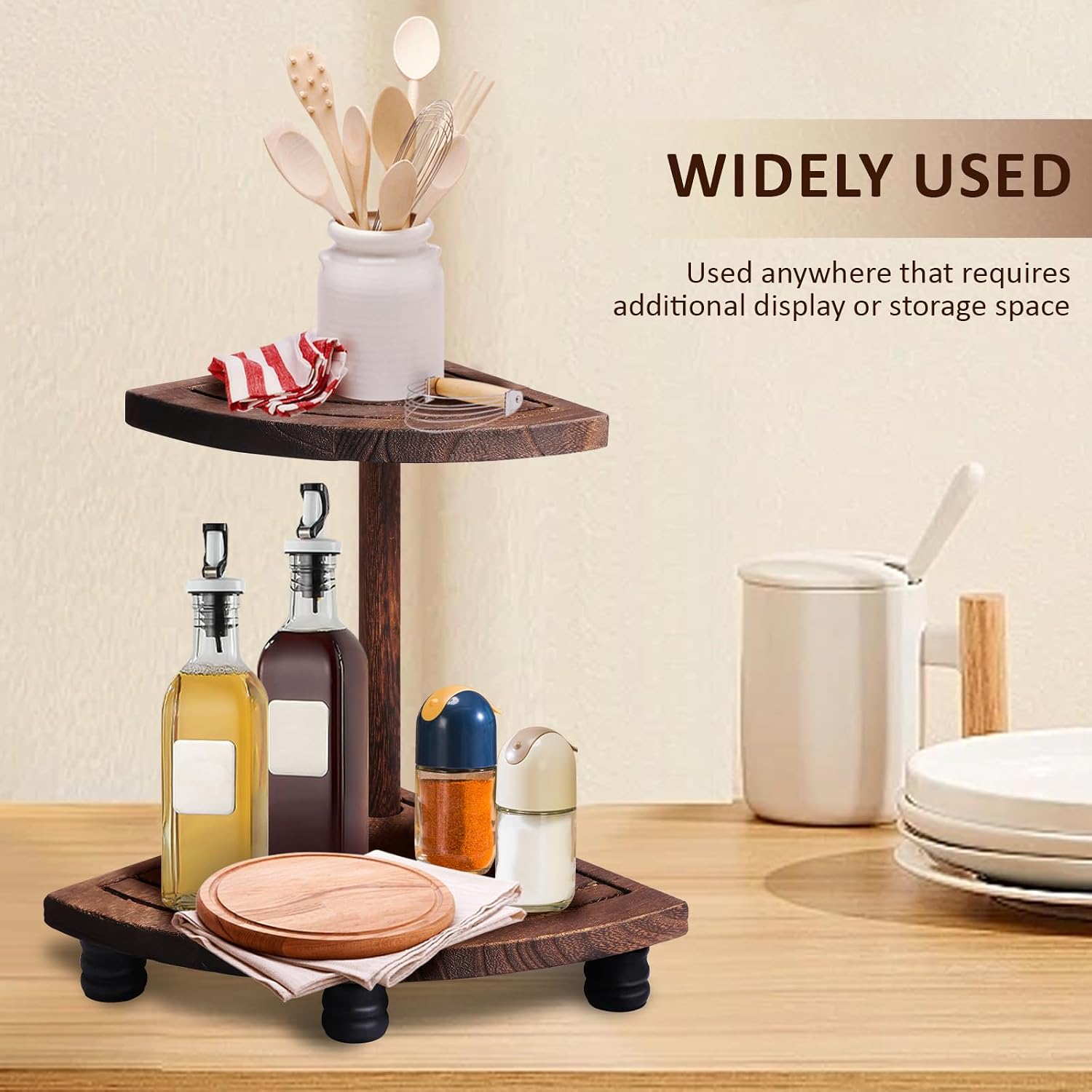 Mini Wooden Display Pedestal Stand