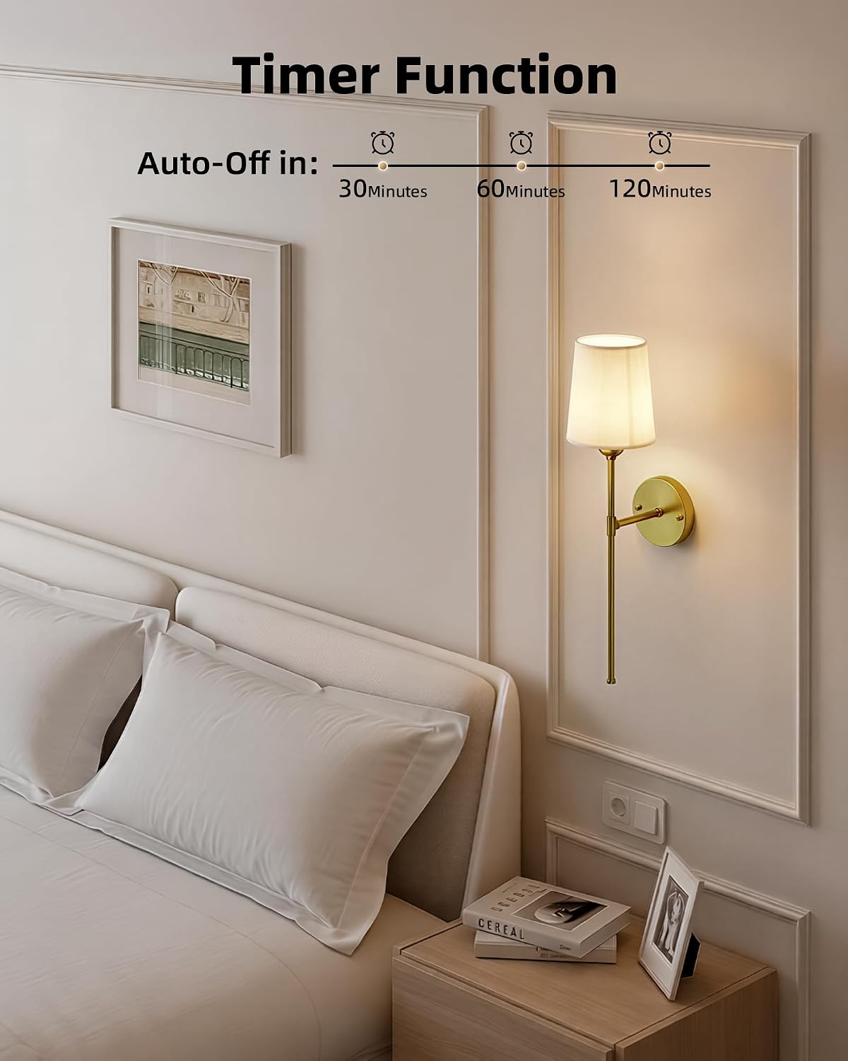EZVALO Battery Operated Wall Sconces Set of 2, 7500mAh, RGB, Rechargeable Wall Lights with Remote, Dimmable, Magnetic
