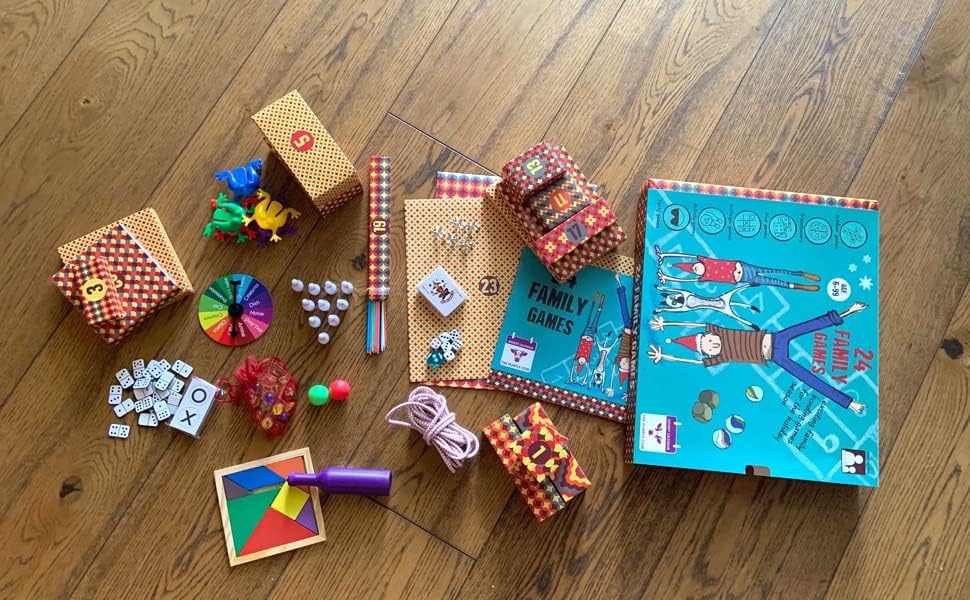 New Advent/Countdown Calendar FAMILY GAMES. 24 OF THE FAMILY GAMES IN ONE BOX – put the screen aside and enjoy hours of