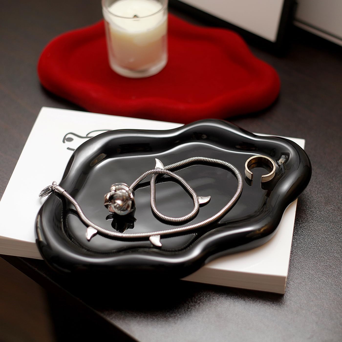 Ring Dish Holder / Balck