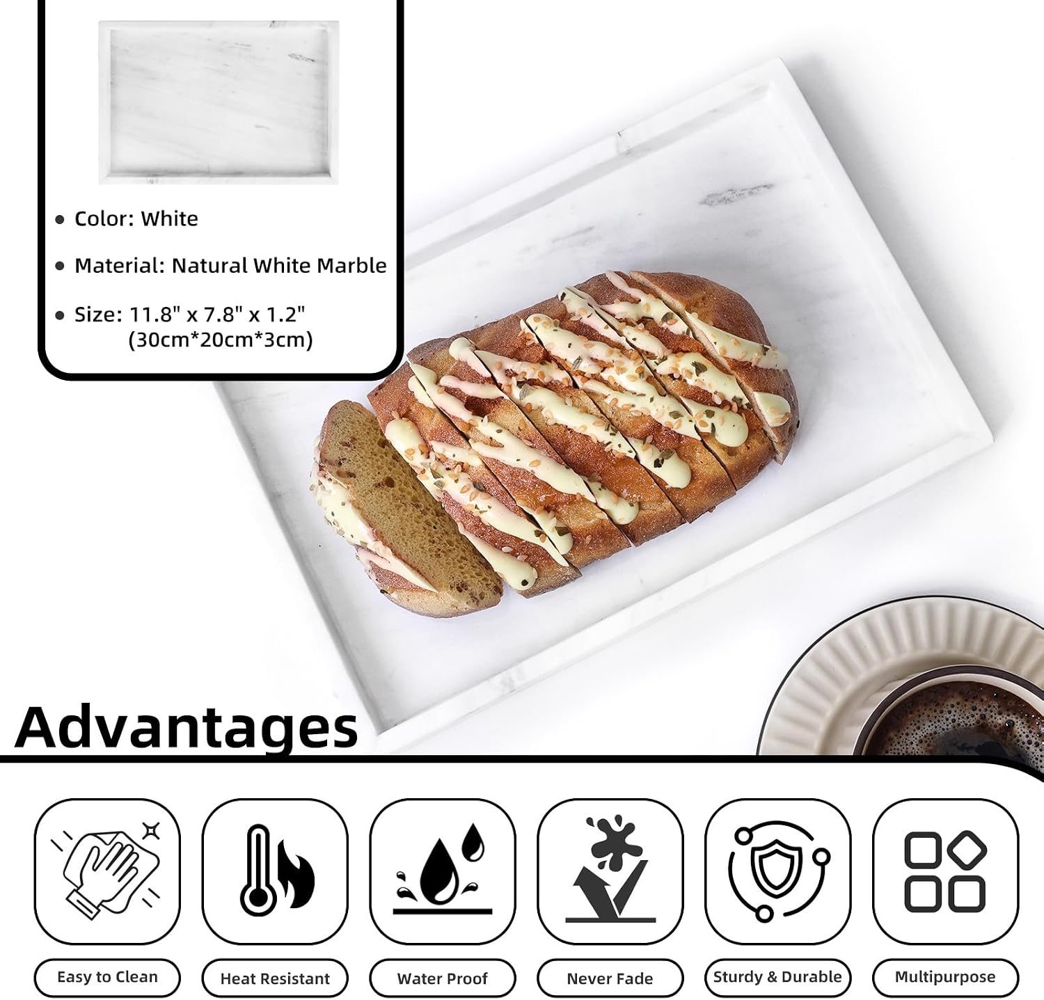 Spots Serving Tray / Star White
