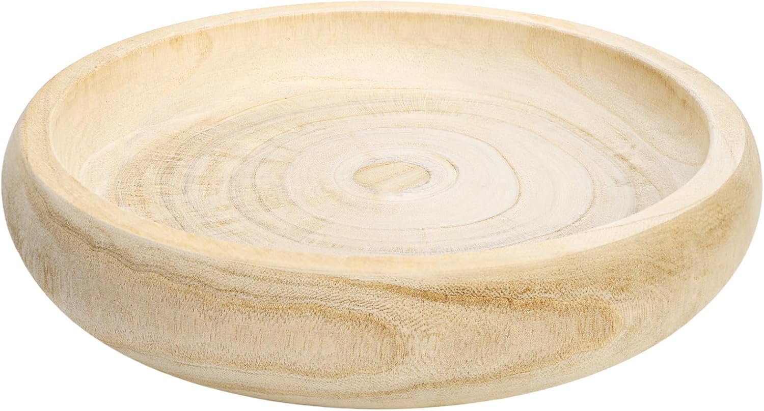 Paulownia Wood Bowl / Natural / 11 Inch