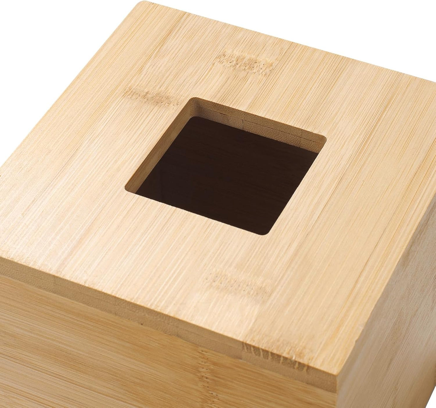 Wood Tissue Box Holder / Square