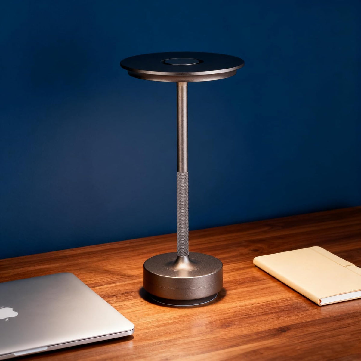 UdoUto 2-Pack Cordless Table Lamp Rechargeable-Coffee | 5000mAh Battery Operated, LED Table Light with Touch Stepless