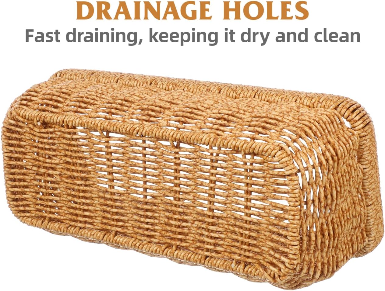 Woven Hanging Wall Baskets / Natural