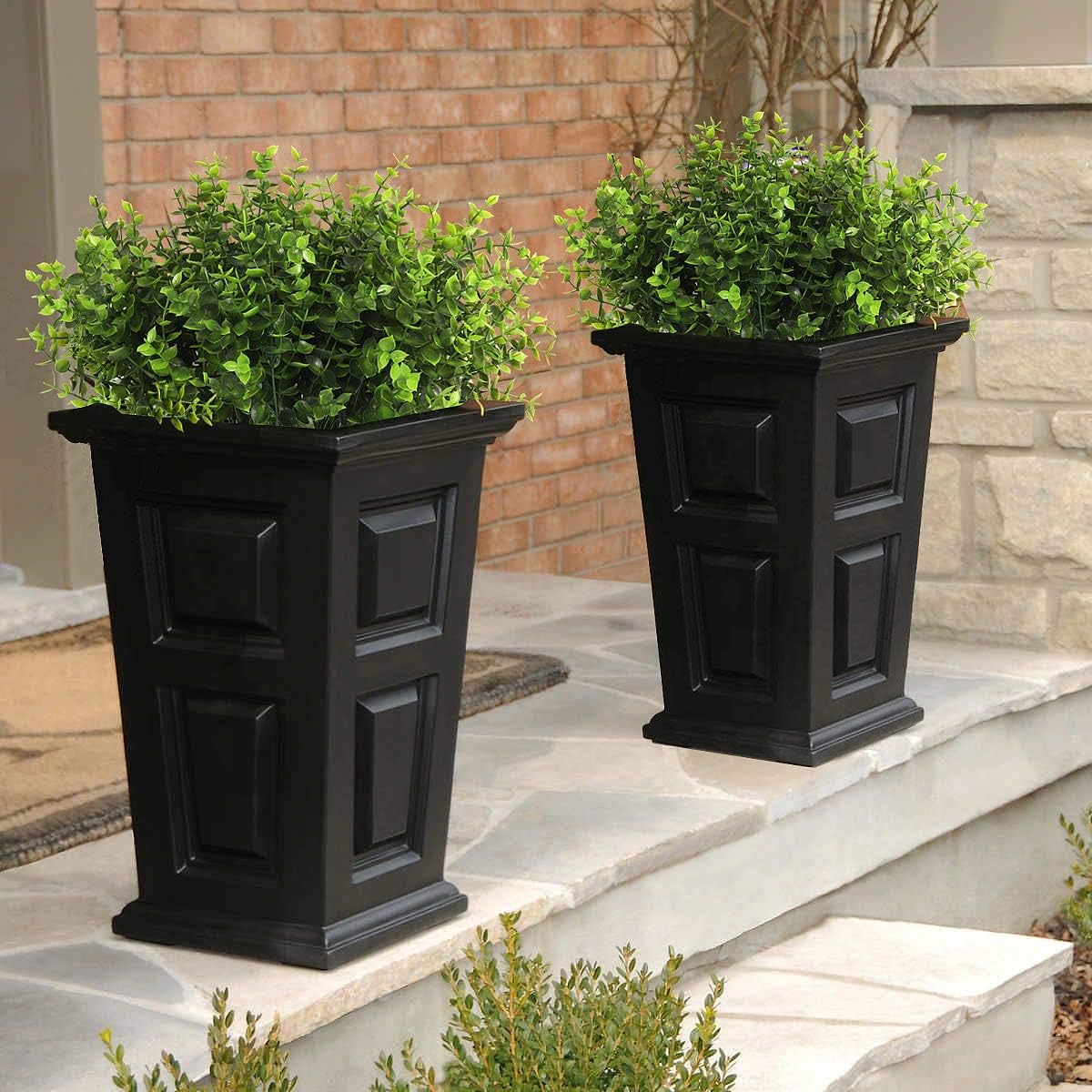 8 Bundles Artificial Artificial Grasses Fake Greenery Boxwood Stems Fake / Eucalyptus / Set of 8