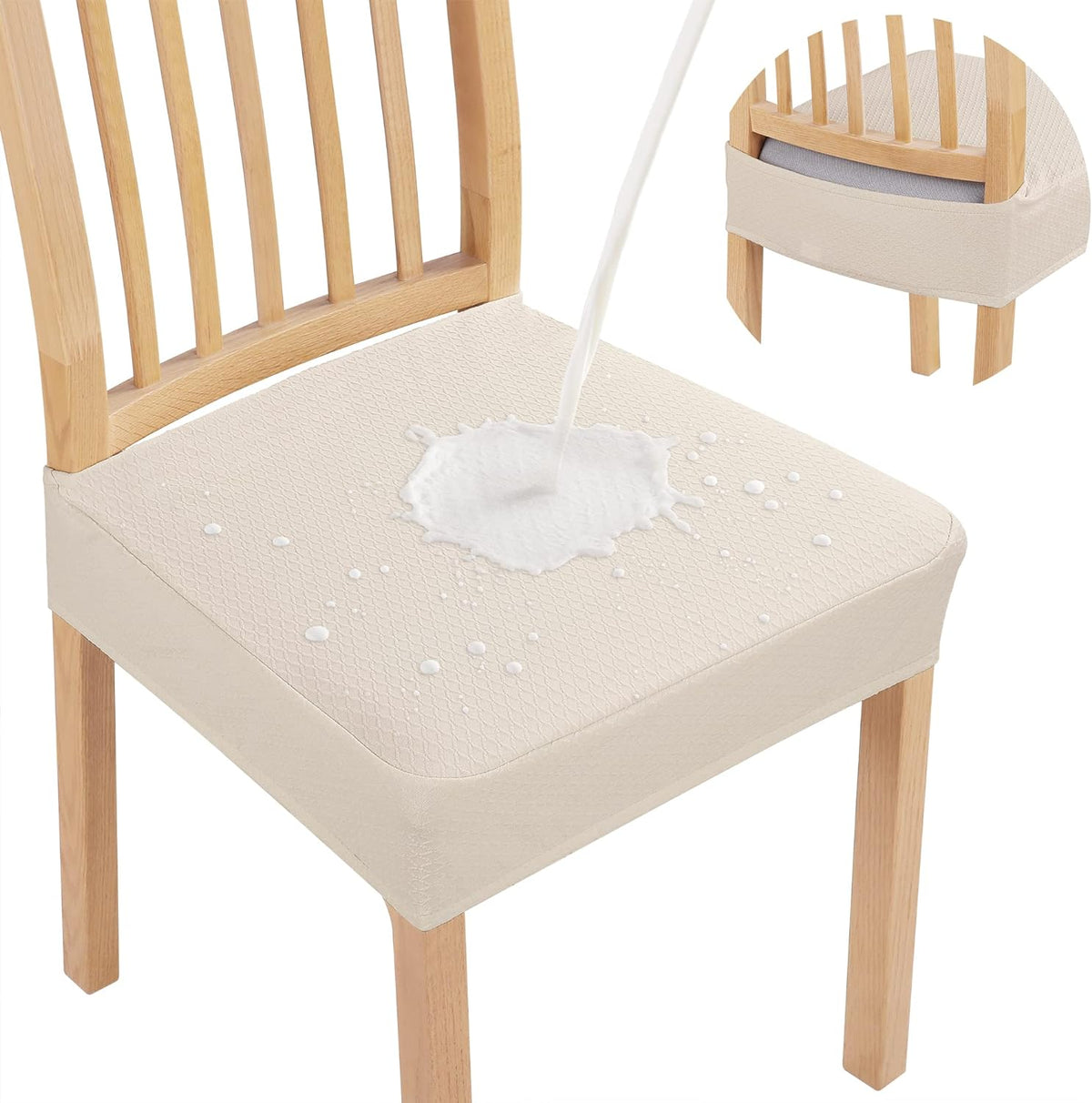 Dining Chair Covers, Stretch Seat Covers, Washable Furniture Protector