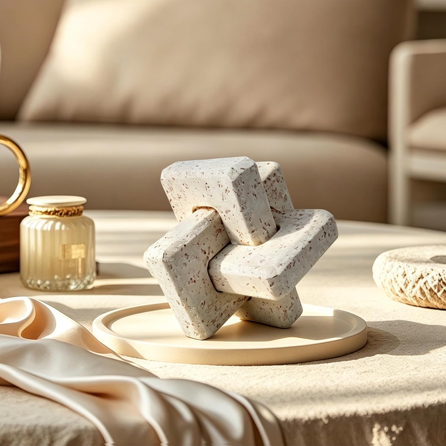 Resin Knot Statues Home Decor