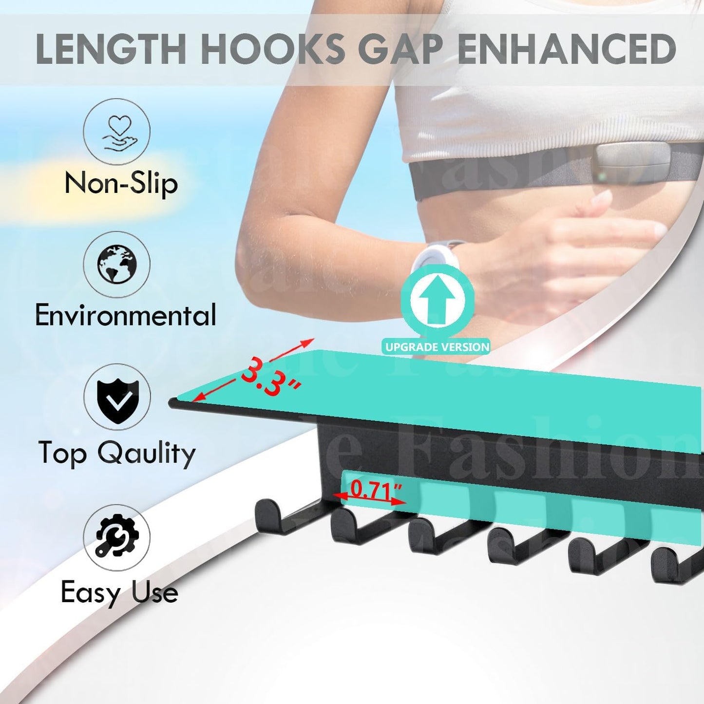 Non-Slip Trophy Shelf,Trophy and Medal Display Shelf, Medal Hanger Display For Wall with 16inchL,Shelves For Trophies