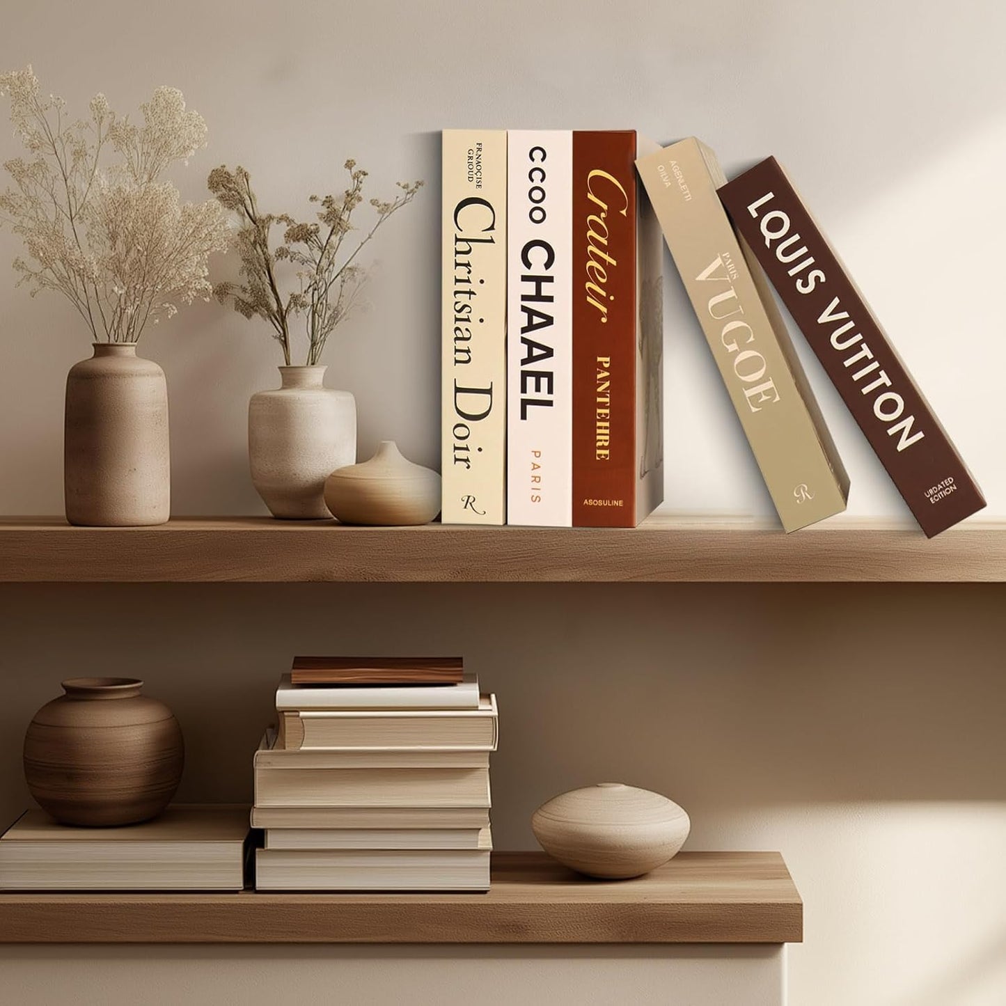 Decorative Books / Beauty Fake Books for Decoration / Set of 5