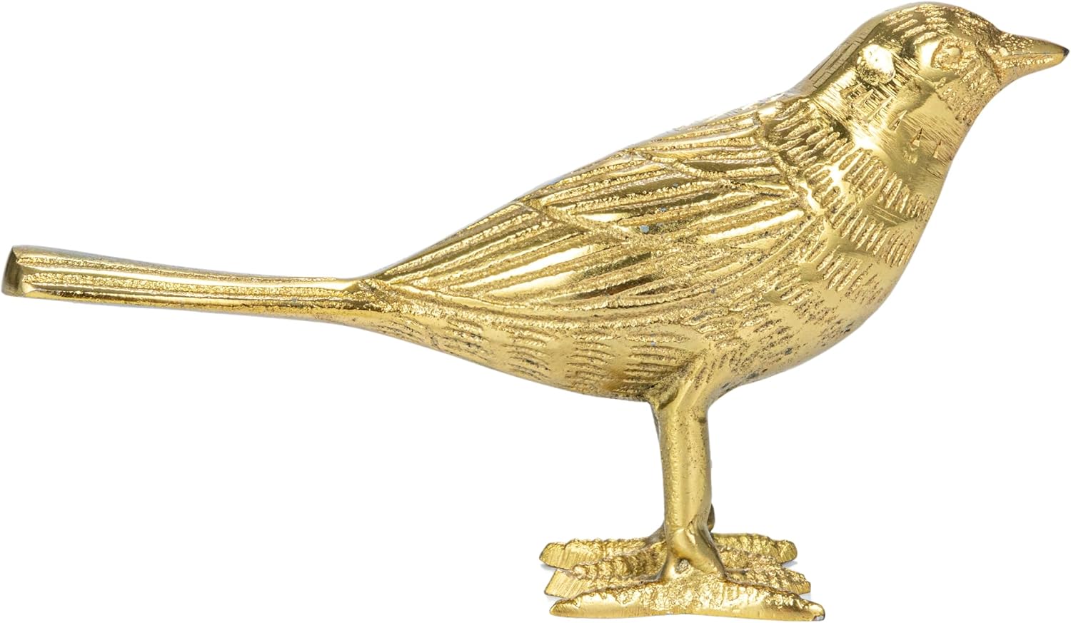 Creative Co-Op Cast Aluminum Bird Accent Decor / Gold
