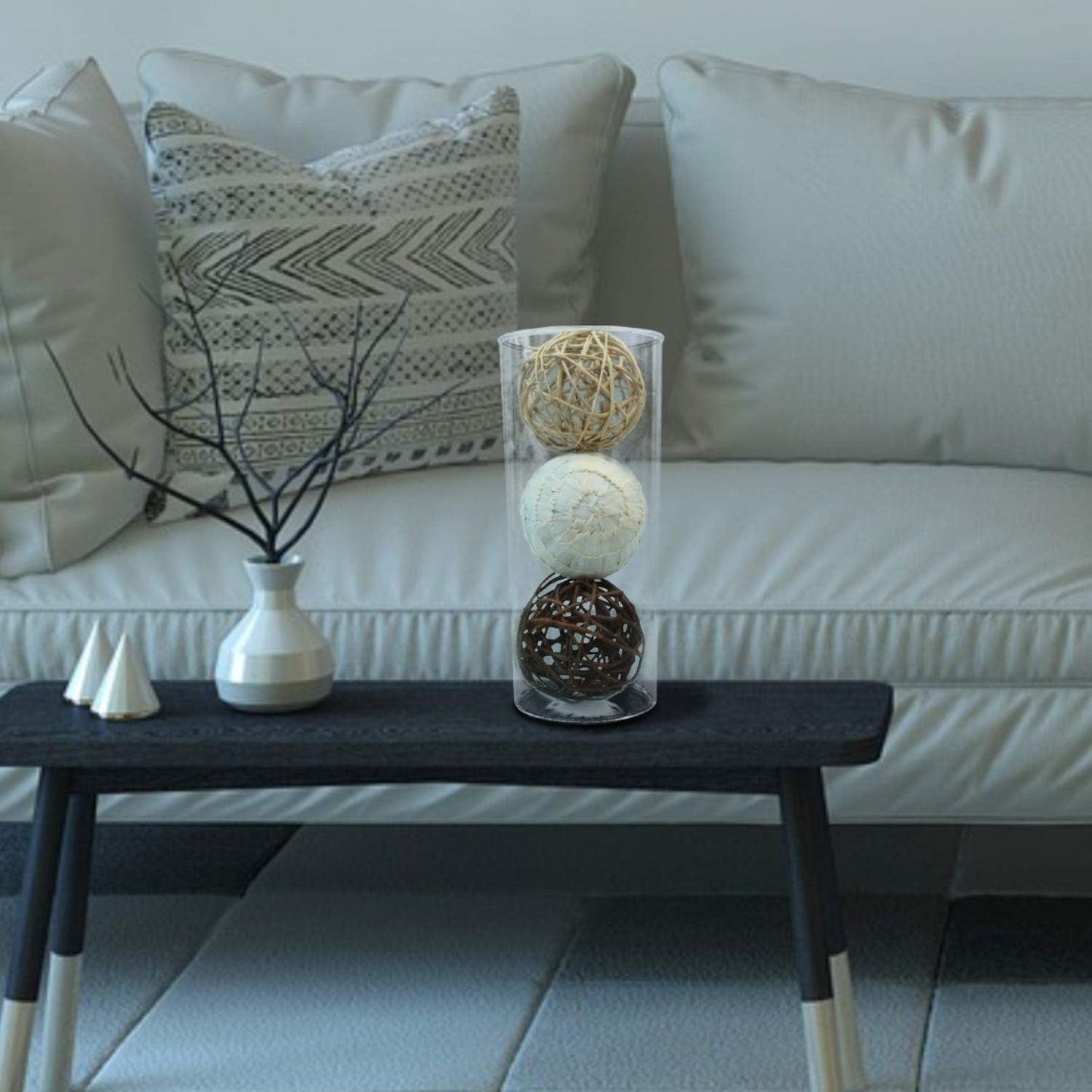 Assorted Rattan Wicker Orb