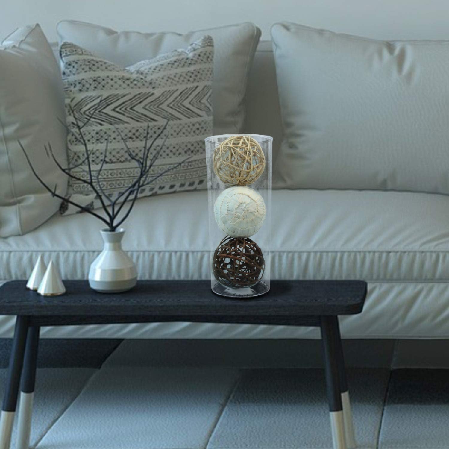 Assorted Rattan Wicker Orb