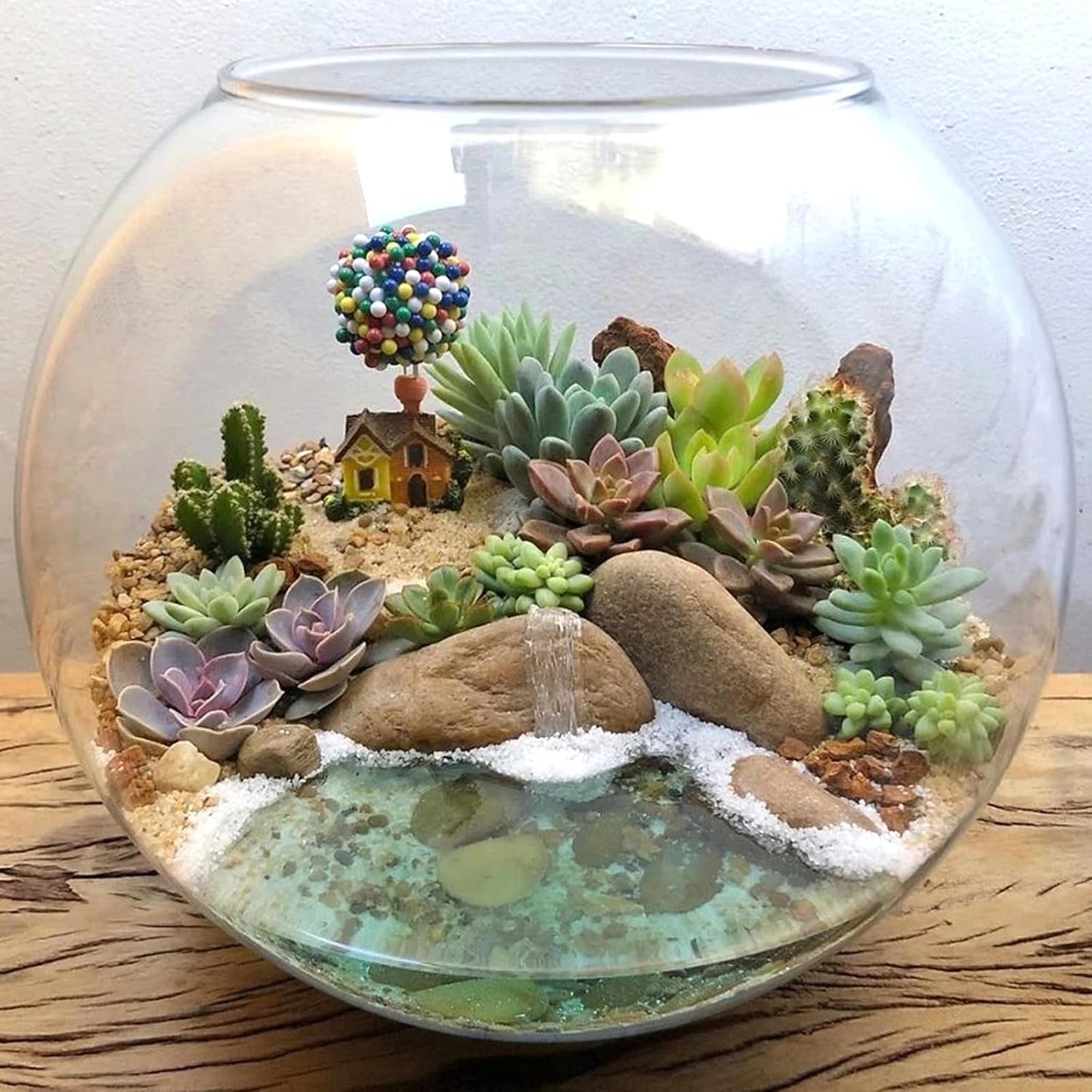 Mini Artificial Succulents Plants Unpotted Faux Succulent / Set of 12