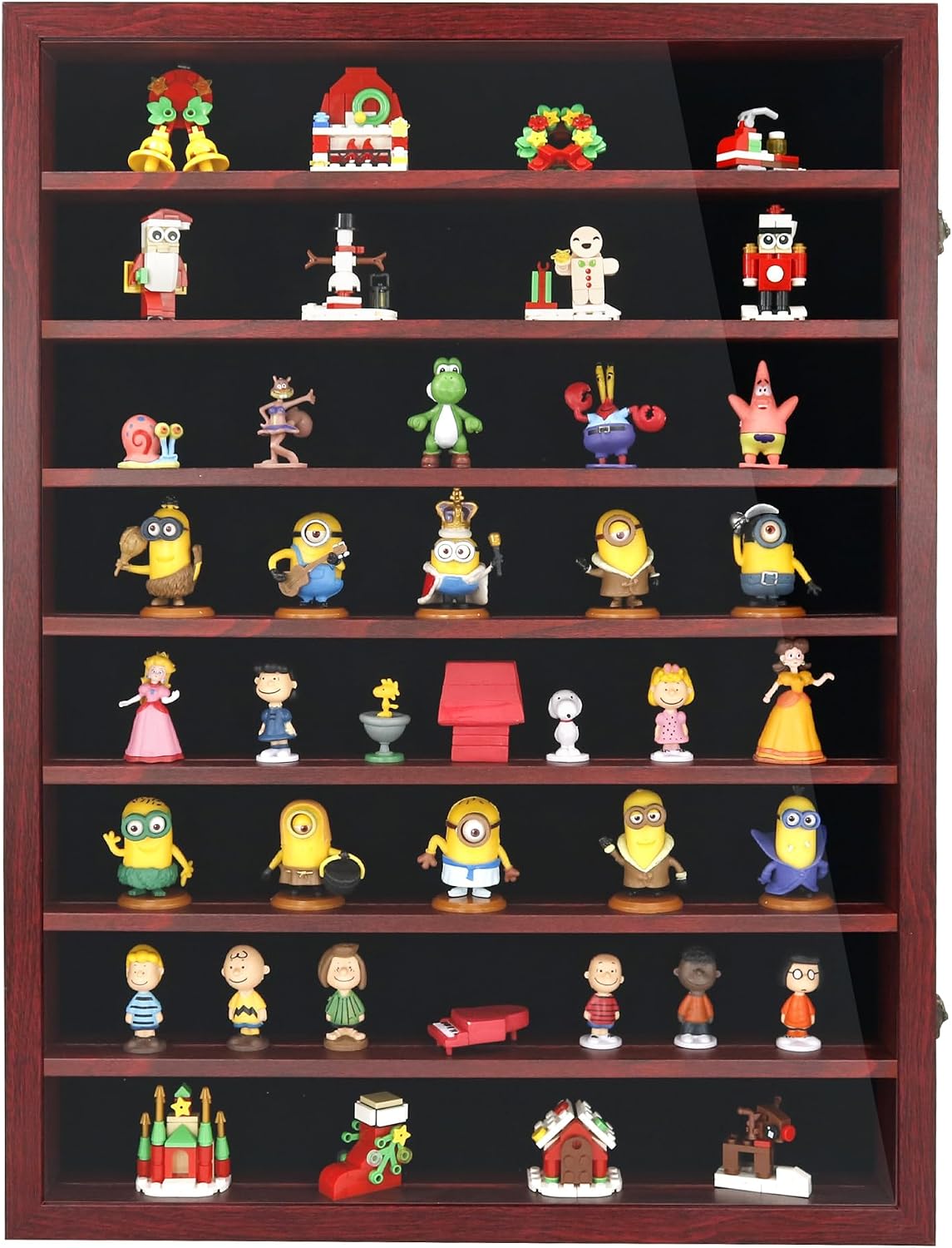 FramePro Shadow Box Frame Display Case 18x24 with Removable Shelves, Deep Memory Box Trinket Knick Knack Shelf Cabinet