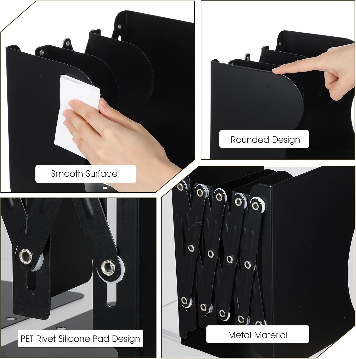 Metal Book Organizer / Set of 2