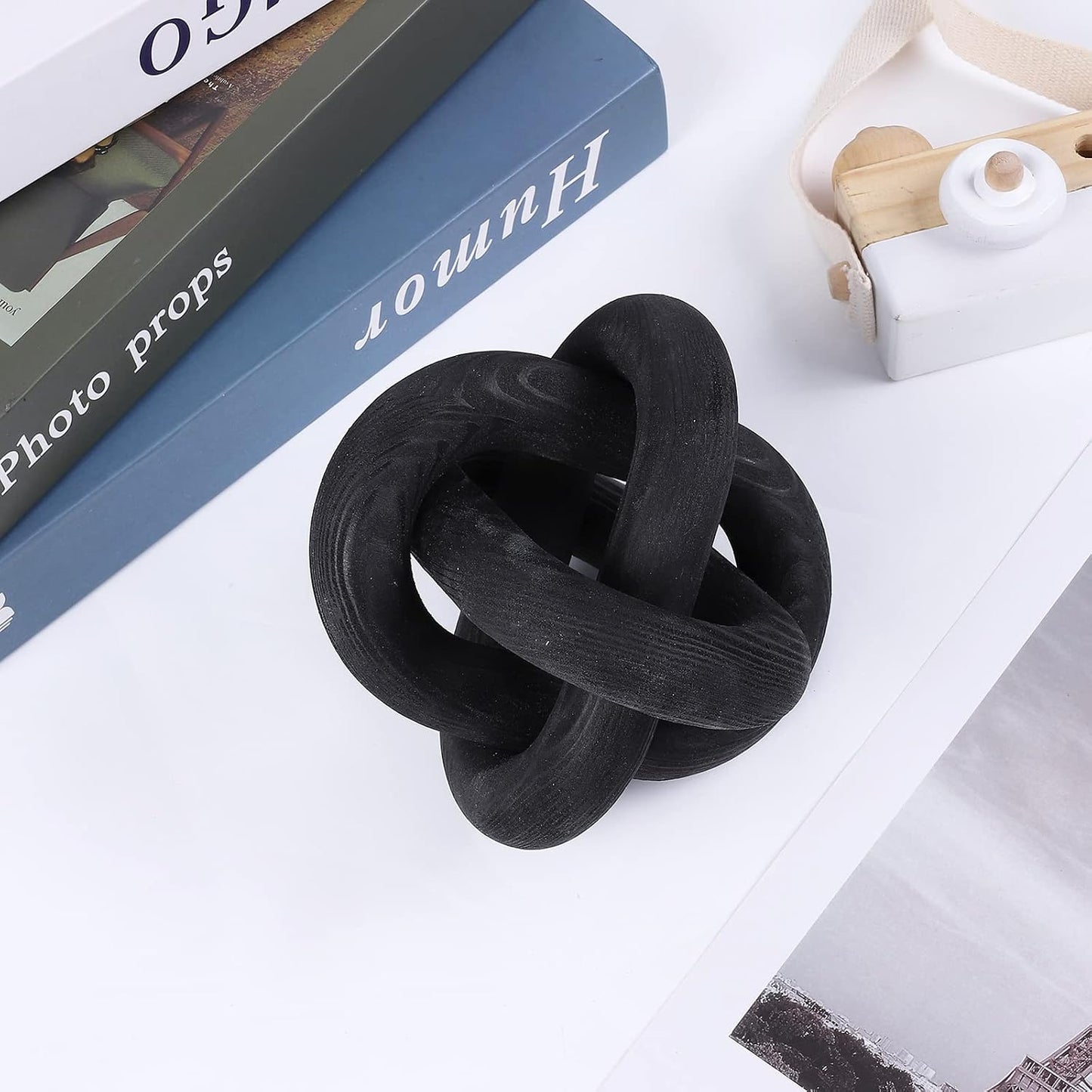Wood Knot Decor / Black