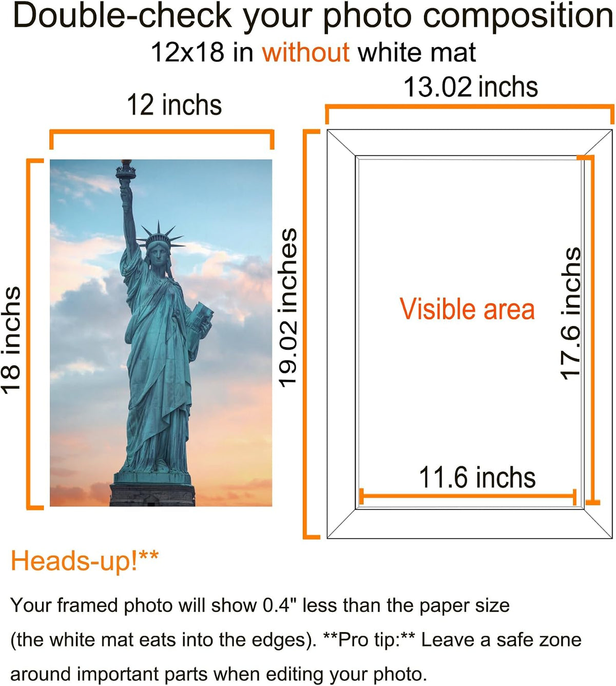 SESEAT 12x18 Frame Rustic Brown Set of 6, Gallery Poster Picture Frames for Wall Mounting