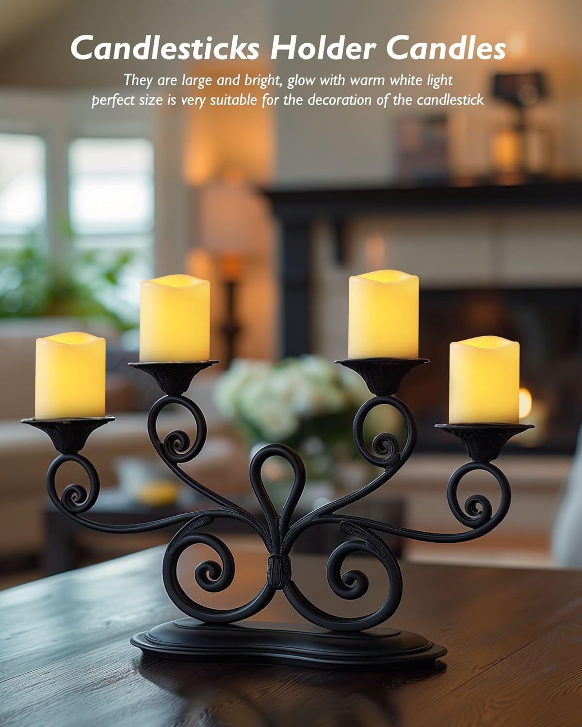 Homemory 24 Pack Flameless LED Votive Tealight Candles with Timer Remote | 2/4/6/8h timer remote included, 400hr CR2450