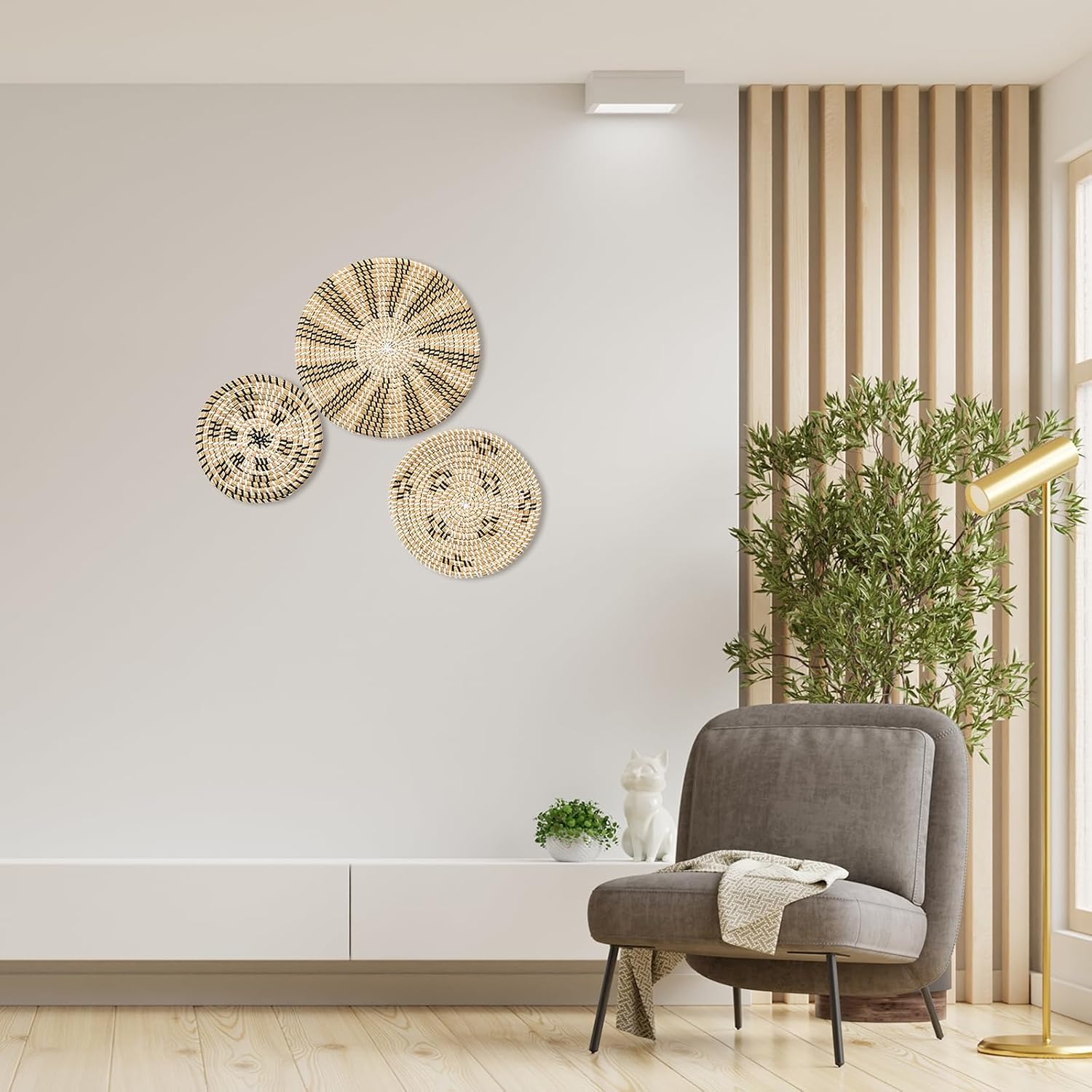 Hanging Woven Wall Basket
