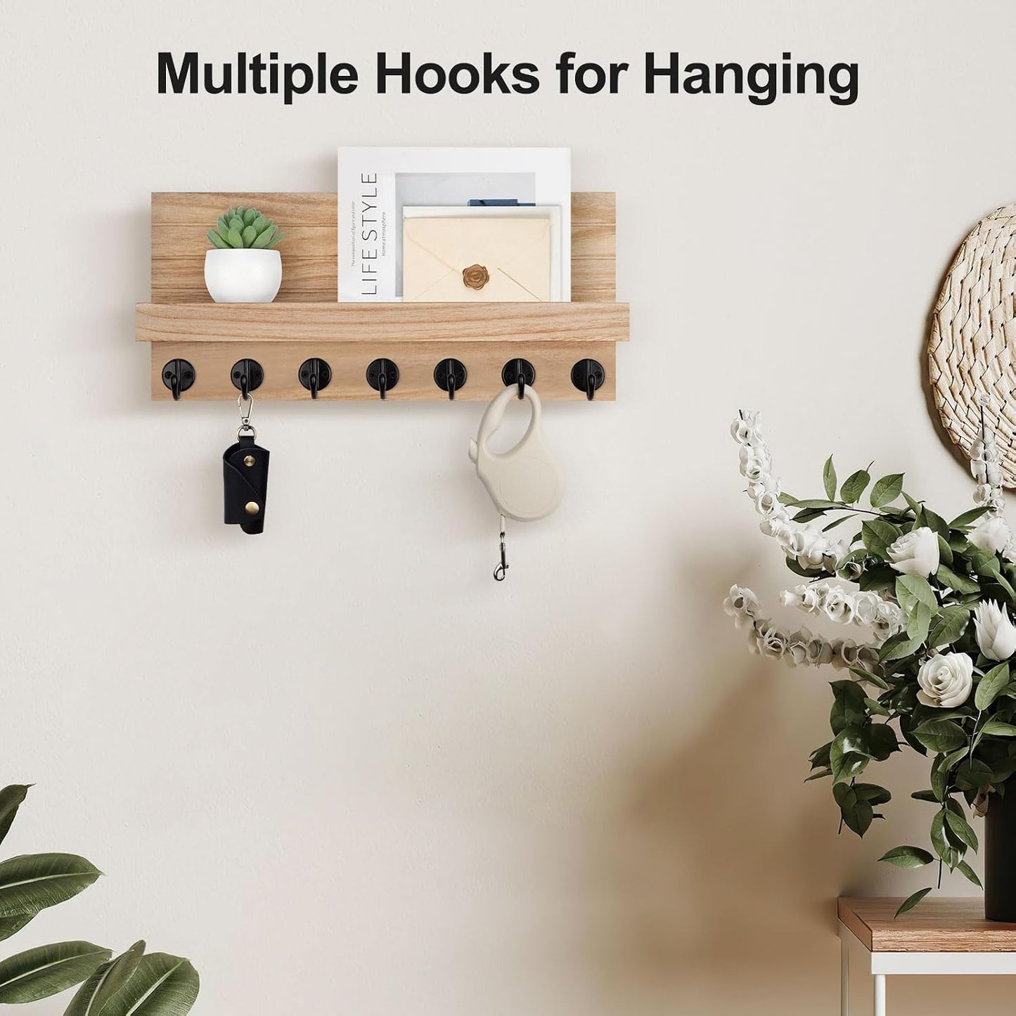 Key Holder Wall Mount / Wood