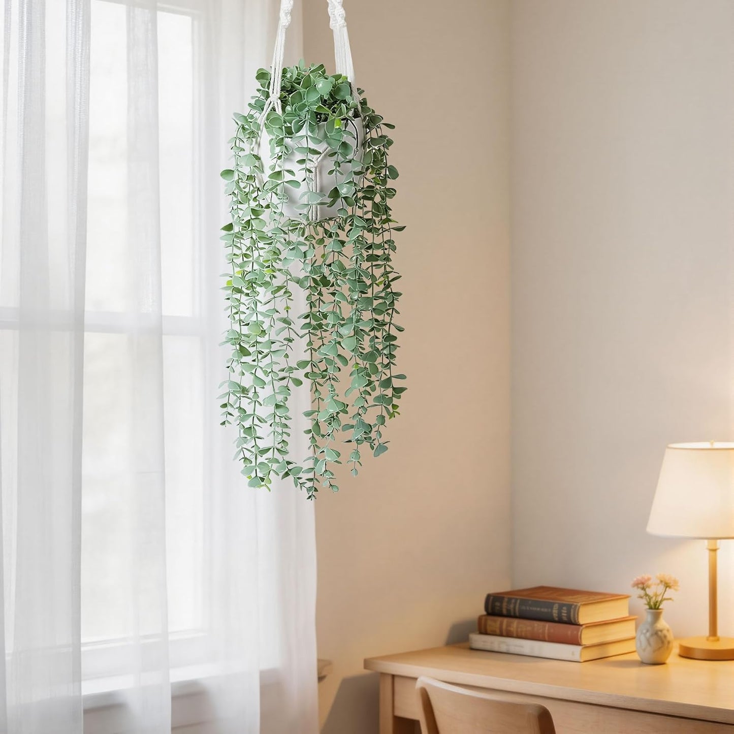 Artificial Hanging Plants / Eucalyptus / Set of 2