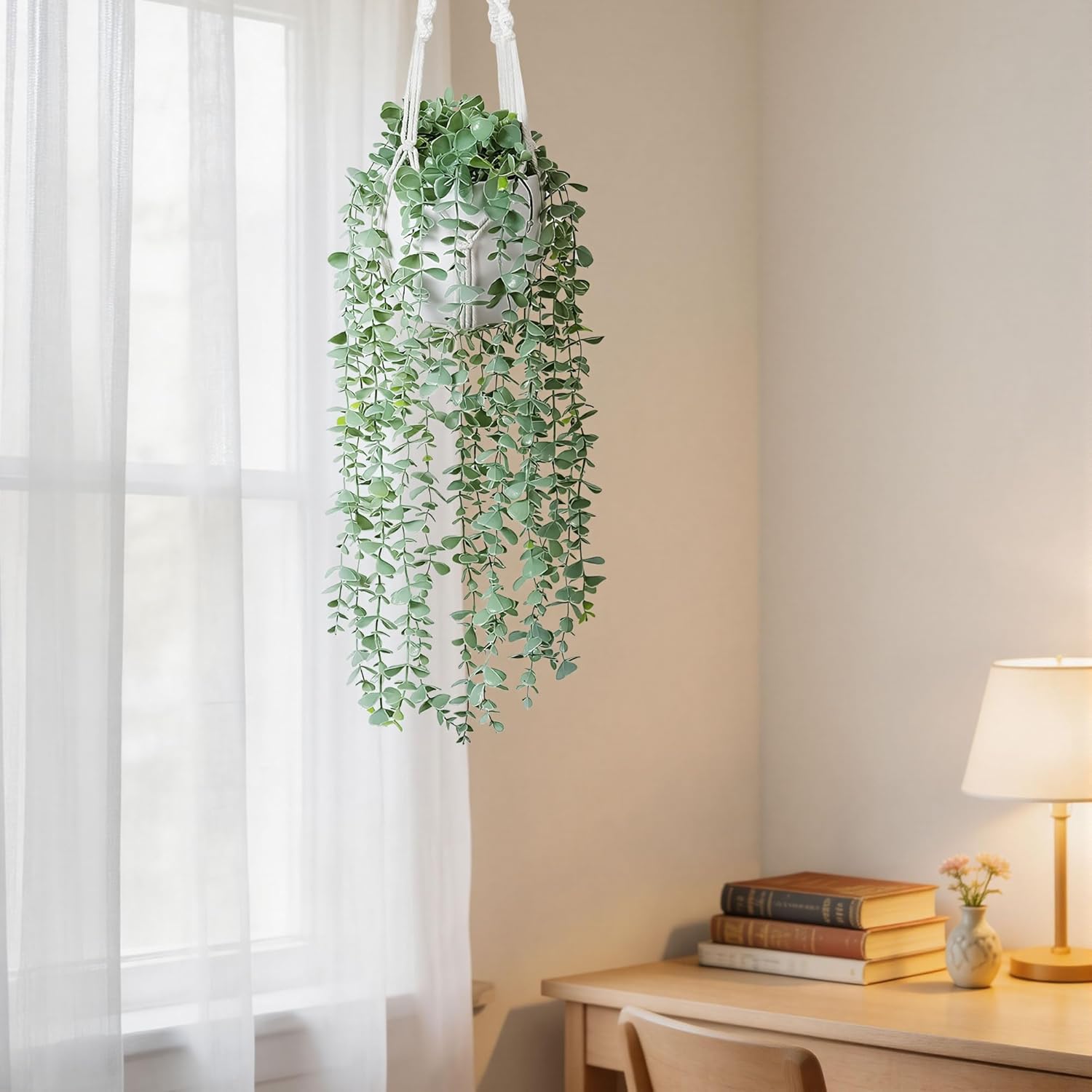 Artificial Hanging Plants / Eucalyptus / Set of 2