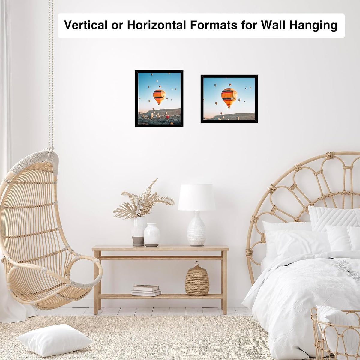 JCJMY 8.3x11.7 A4 Picture Frame Set of 6 for Wall Hanging or Tabletop Horizontally or Vertically, A4 Frame 8.3 x 11.7