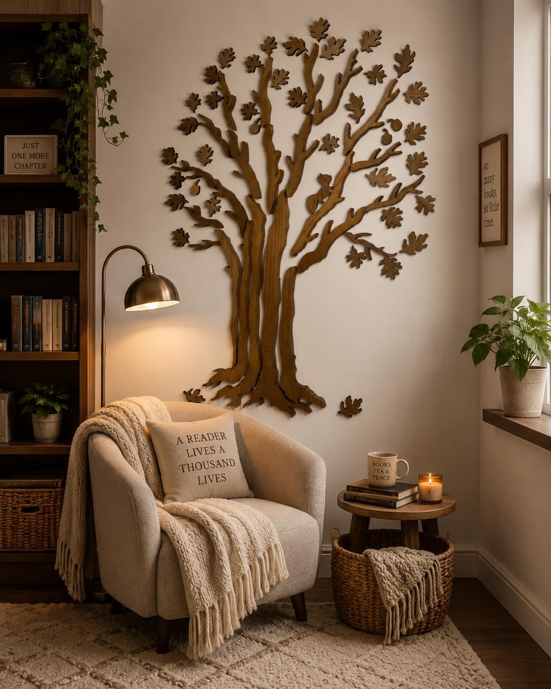 Rustic Forest Decor / Bronze / 39 x 59