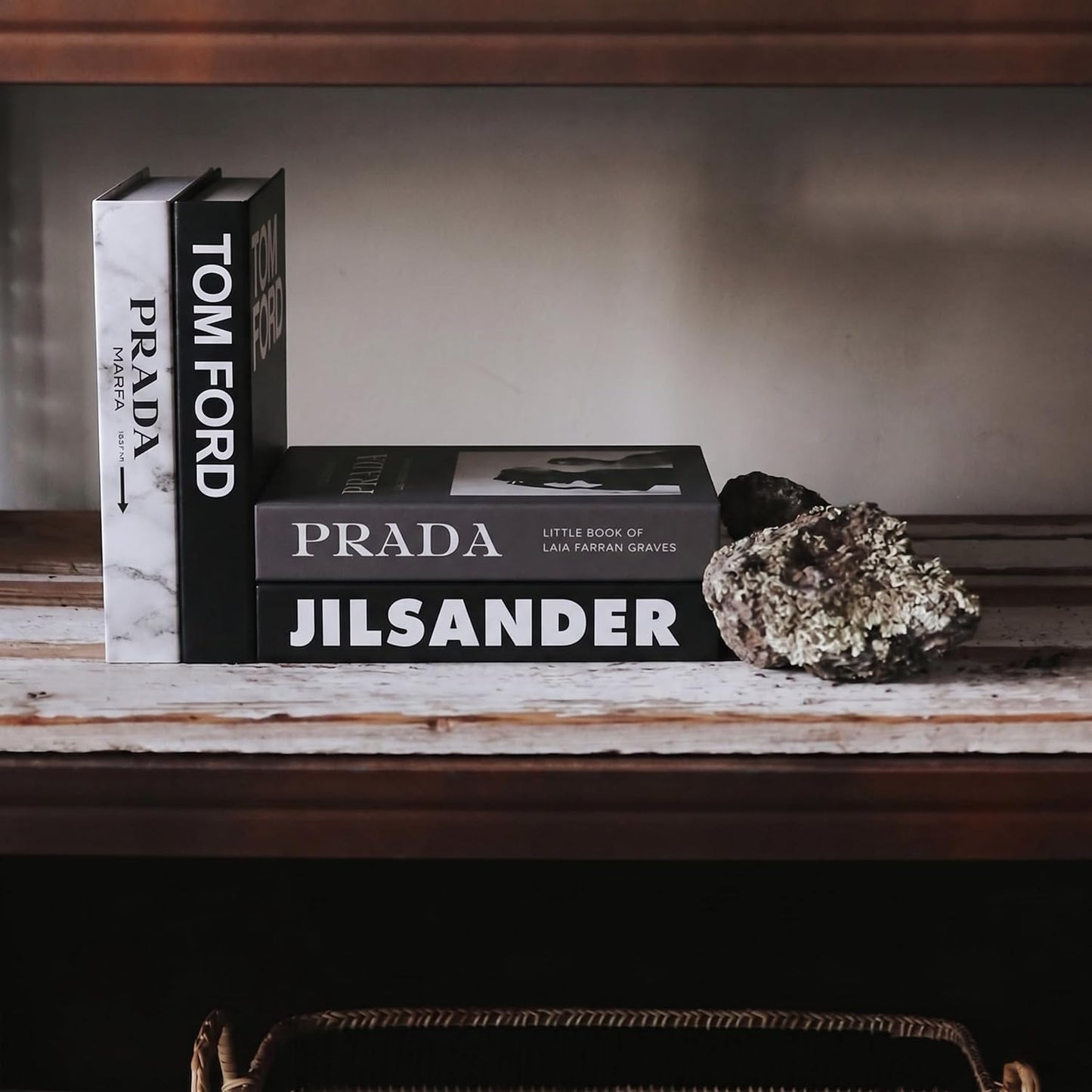 Not Real Books / Marble_large / Set of 4