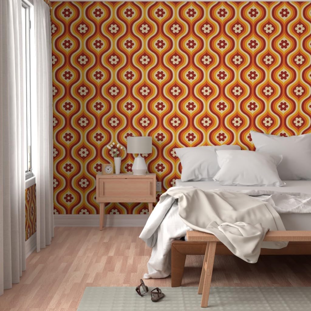 Peel & Stick Wallpaper Swatch / 24 x 12 / Yellow