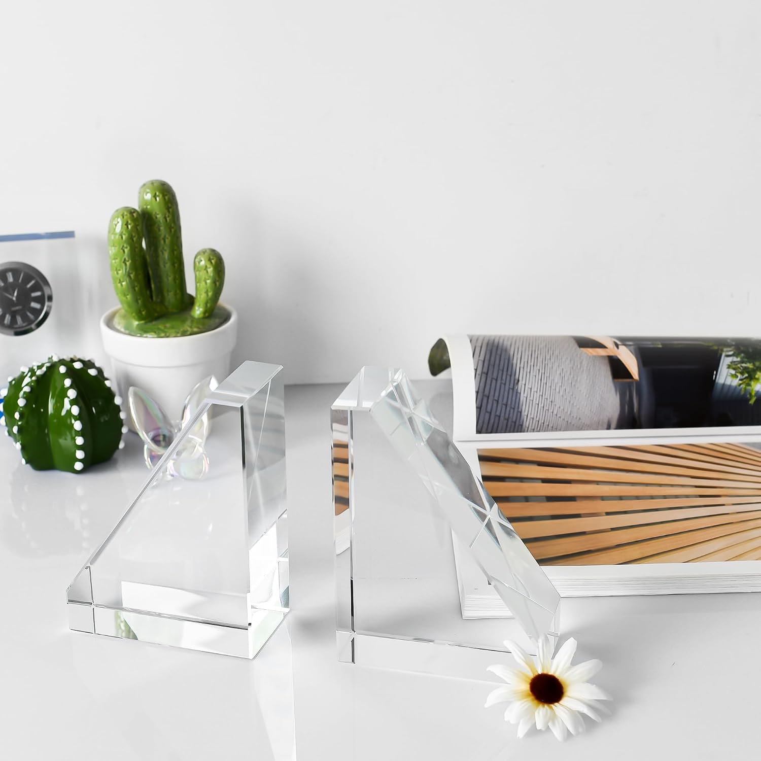 Modern Book Holders Stopper / Set of 2