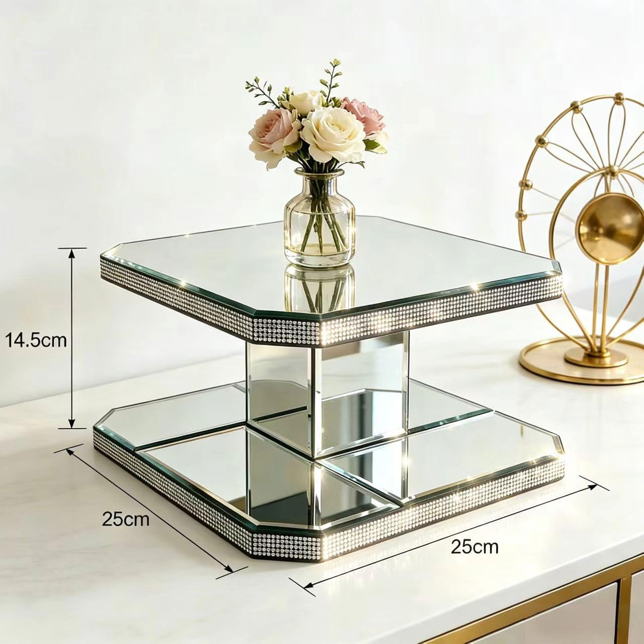 Two-Tier Square Stand / 6 Inches High / 6 Inch