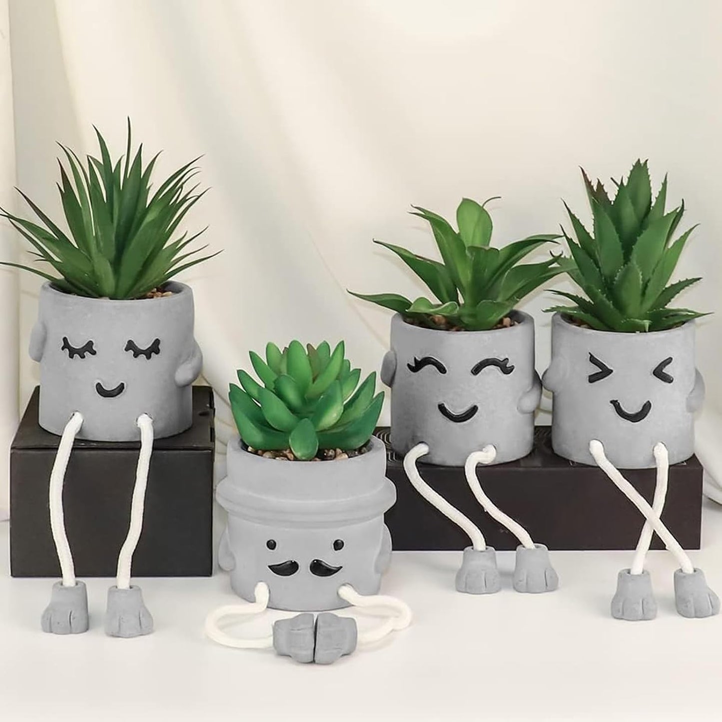 Creative Artificial Succulent Plants / Set A / Set of 4