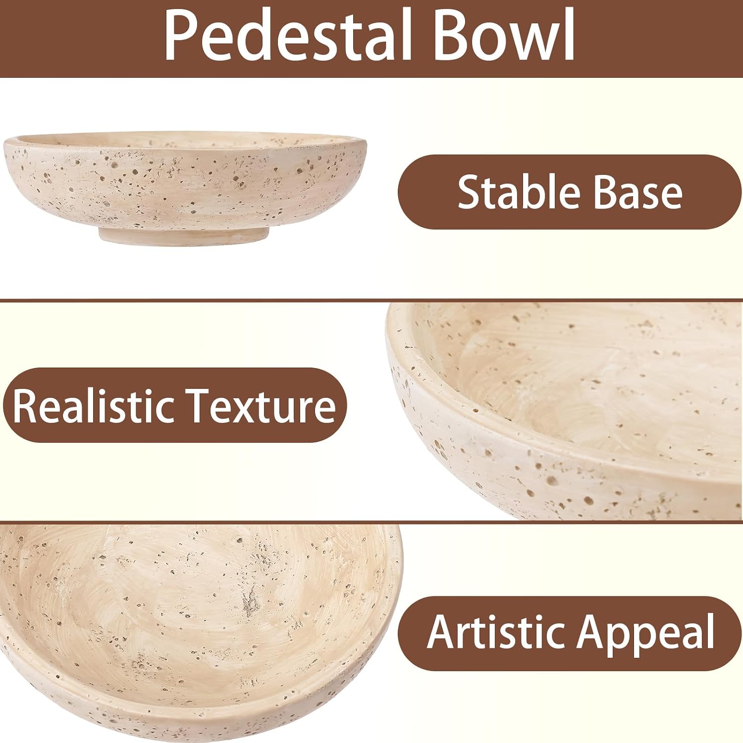 7.7" Modern Fruit Bowl