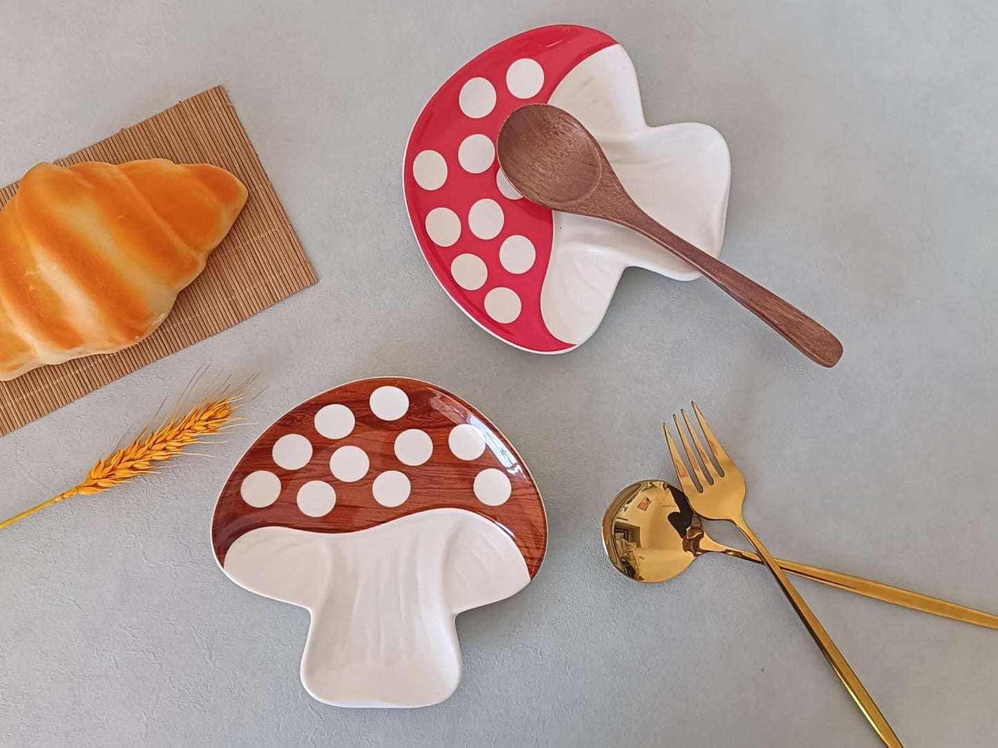 Ceramic Spoon Rest for Stove Top & Kitchen Counter Spoon Holder for Stove & Cooking / Rustic Brown
