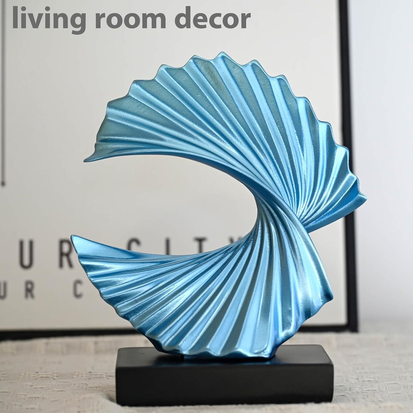 Abstract Resin Statues / Blue
